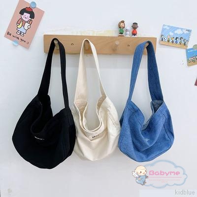 Túi Vải Canvas Đeo Vai Phong Cách Hàn Quốc Cho Bé