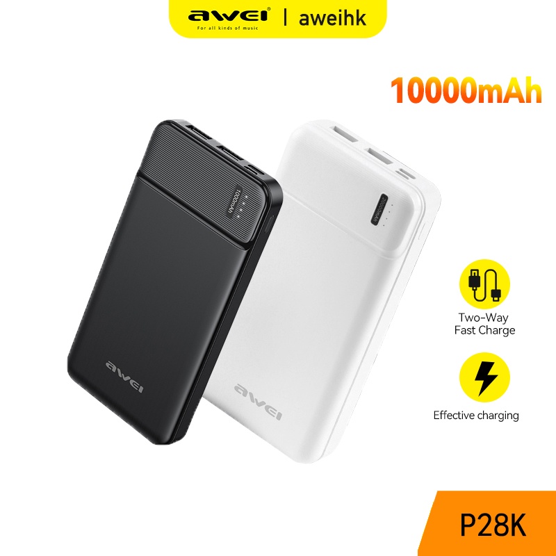 Pin Sạc Dự Phòng Thông Minh Awei P28K 10000mAh