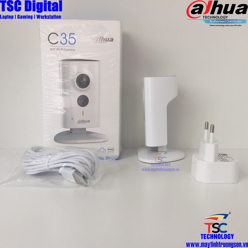 Camera IP Không Dây Dahua C35 IPCC35P 3.0MP Chính Hãng DSS | Maytinhtruongson.com.vn