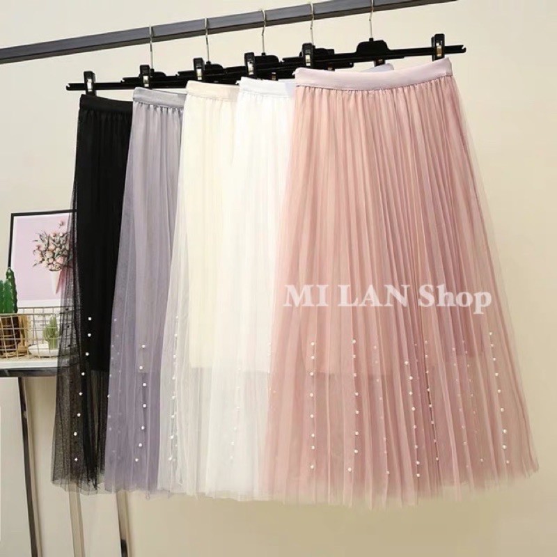 Chân váy tutu công chúa đính ngọc 2 kiểu nhiều màu | BigBuy360 - bigbuy360.vn