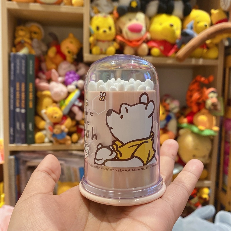 Hũ tăm bông gấu Pooh