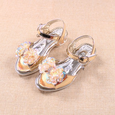 sandal công chúa size 31-36 vàng neon sang trọng