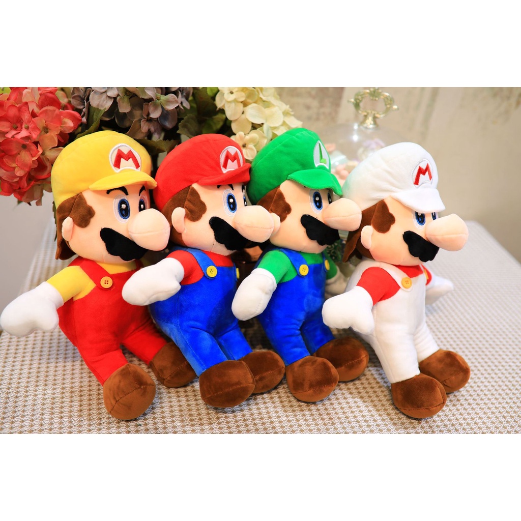 30cm Thú Bông Super Mario Bros Sang Trọng Búp Bê Luigi Nhân Vật Đồ Chơi Búp Bê Trẻ Em Quà Tặng * Vận Chuyển Nhanh