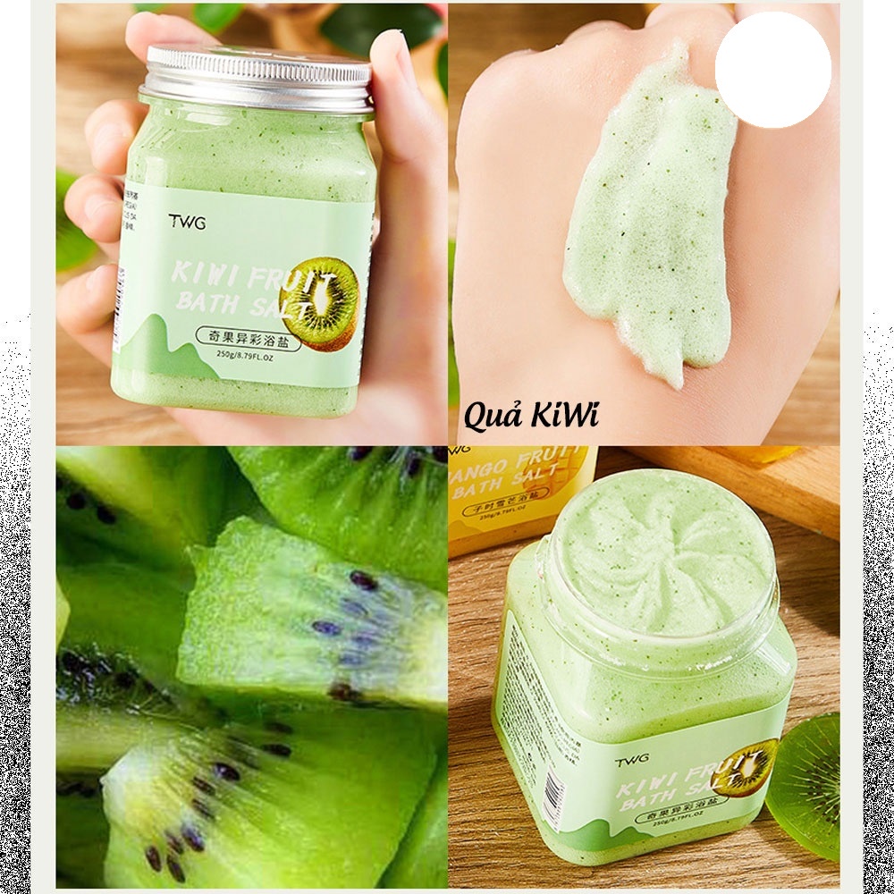 Muối Tắm Tẩy Da Chết Vị Hoa Quả Tẩy tế bào chết body DANA