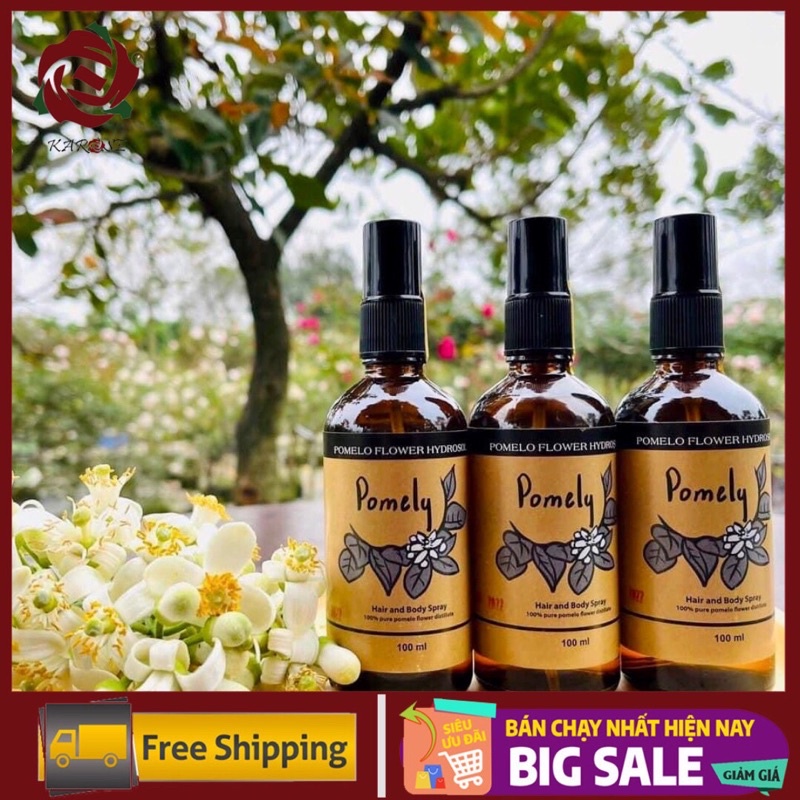 Combo 3 Chai Nước Cất Hoa Bưởi Pomely 100ml