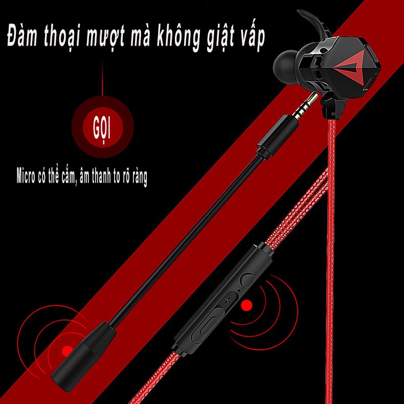 Tai nghe gaming có mic G901 - siêu bass, dùng được cho máy tinh , điện thoại