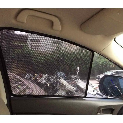 Tucson 2019-2020, Rèm che nắng, tấm che nắng nam châm bộ 4 tấm cho 4 cánh cửa xe chất liệu Vải lưới có Nam