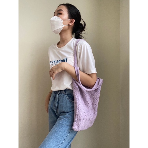 Áo thun thêu tay ngắn Berry London