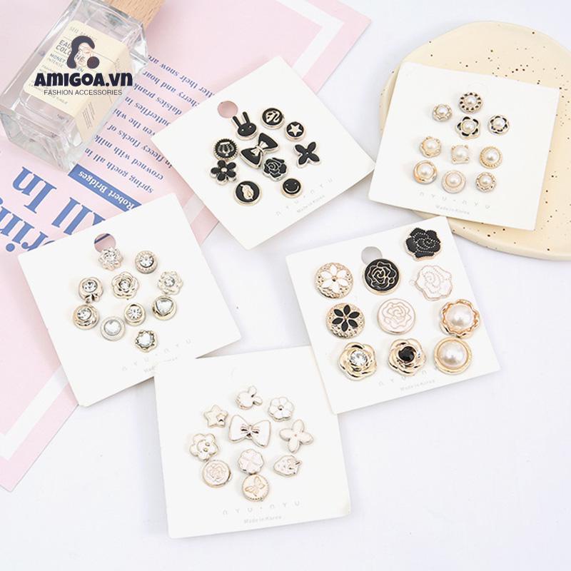 Ghim Cài Áo Sweater Vô Hình Có Thể Tháo Rời Tiện Dụng Cho Nữ