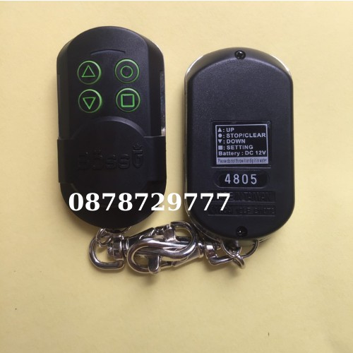 Điều Khiển cửa cuốn Bossdoor chính hãng sóng khỏe >50M mã nhảy