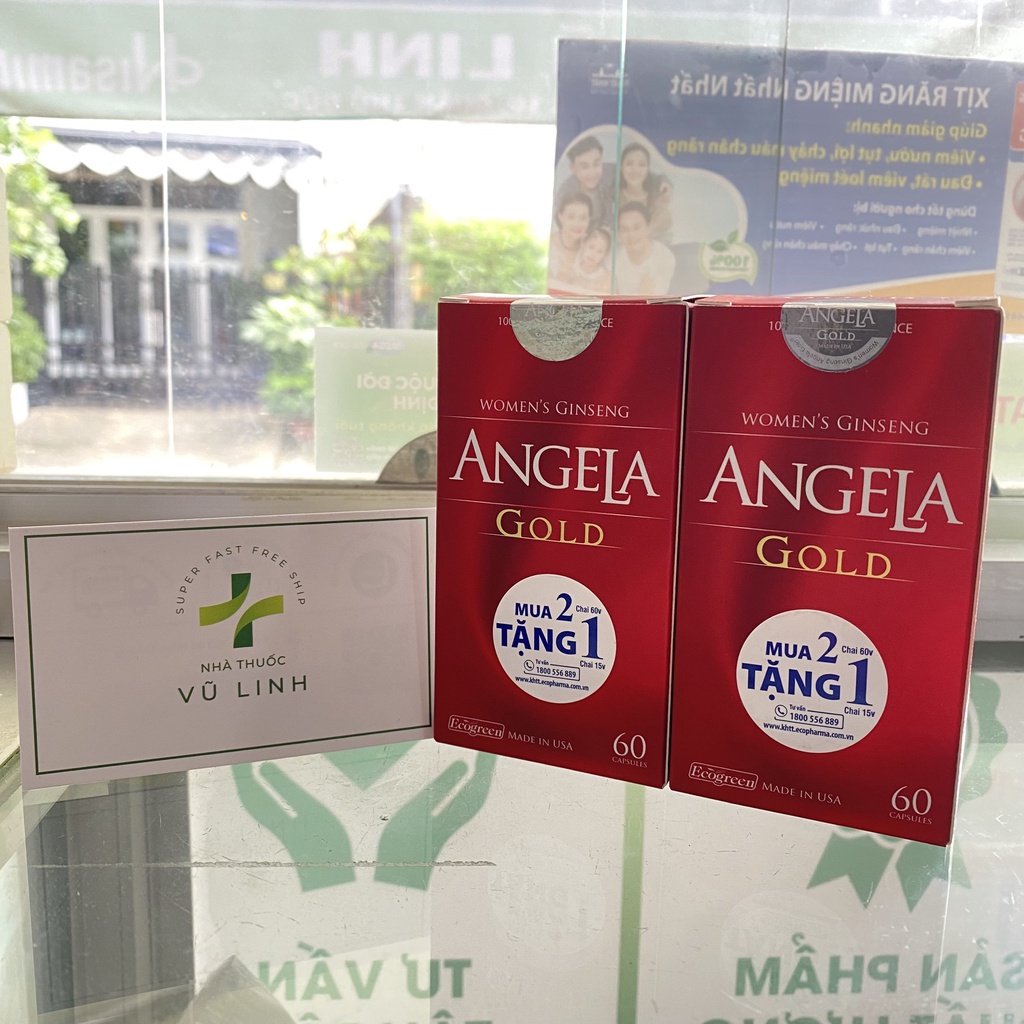 Viên uống ANGELA GOLD tăng cường sinh lý nữ (60 viên)
