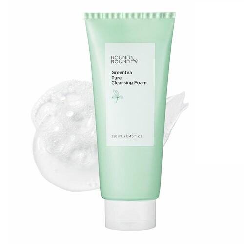Sữa rửa mặt ROUNDAROUND GREENTEA MOISTURE CLEANSING FOAM