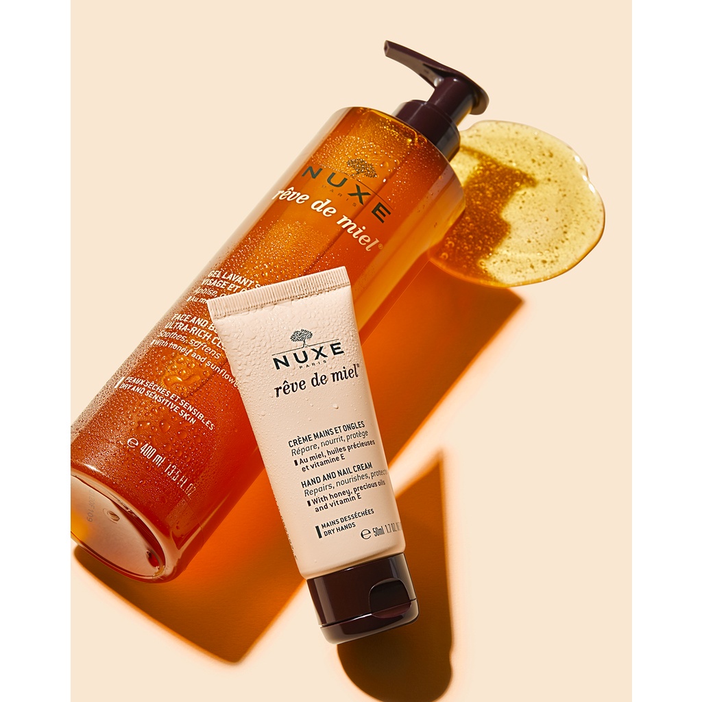 Kem dưỡng da tay và móng Nuxe Hand and Nail Cream Reve de Miel 50ml