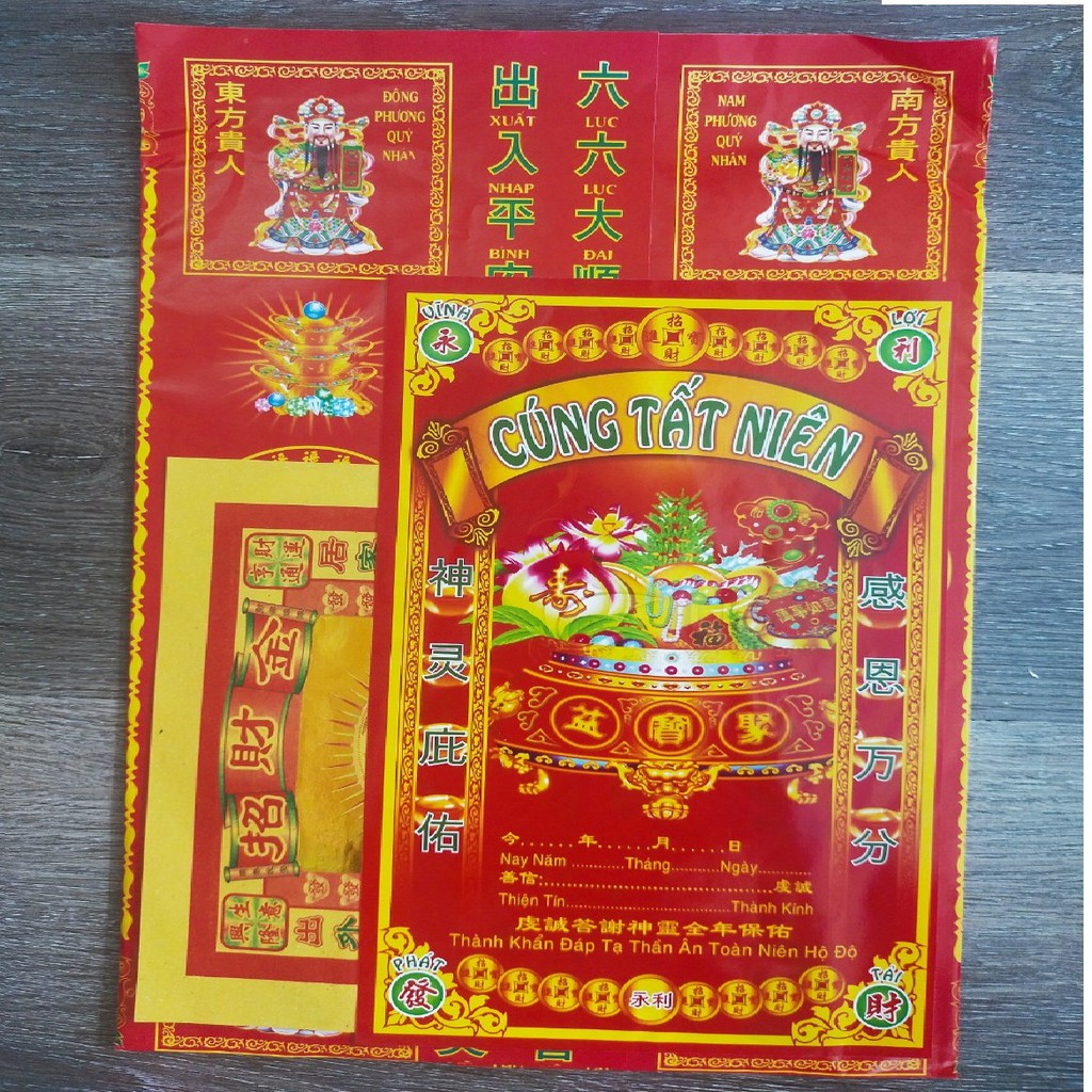 Giấy cúng đủ loại TẾT