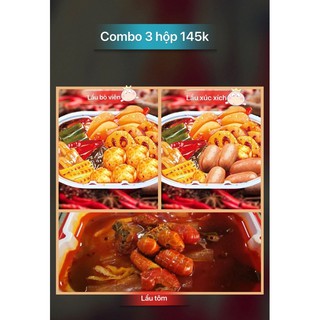 Set 3 hộp lẩu tự sôi chỉ 150k