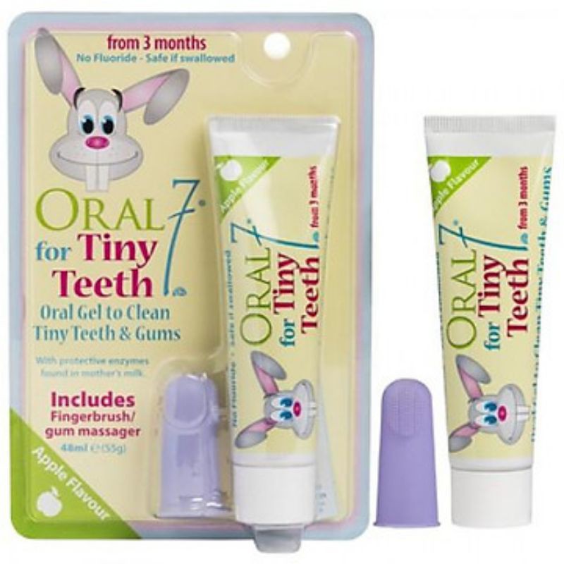 Kem đánh răng trẻ em Oral7 Tiny Teeth dành cho trẻ dưới 3 tuổi