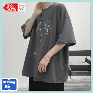 Áo thun Unisex Basic Tee phông trơn nam nữ tay lỡ oversize form rộng