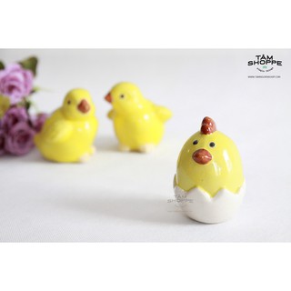 Tượng gà con lông vàng Super cute TTTM