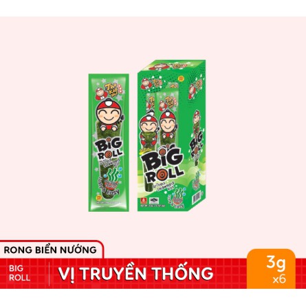 (Sales Off Date 2022) Rong Biển Big Roll Bigroll Thái Lan Hộp 6 gói