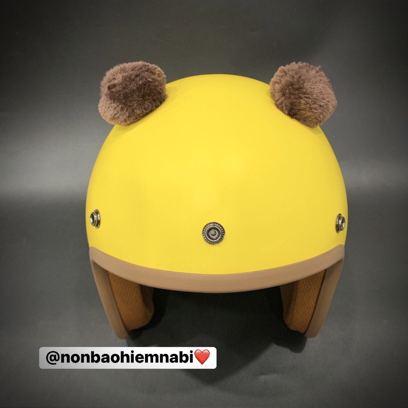 Phụ kiện tai gấu Gắn trên mọi loại nón