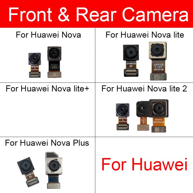 Camera Phía Sau Chính Cho Huawei Nova Lite + 2 Plus Lưng Camera Lớn Đối Mặt Với Máy Ảnh Nhỏ Flex Ruy