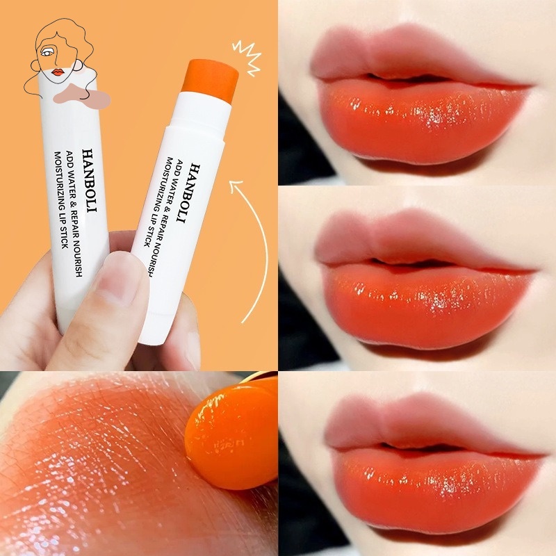 Son Tint Dưỡng Ẩm Chống Khô Môi Chống Thấm Nước Lâu Trôi Không Phai Màu Có Thể Thay Đổi Màu Sắc Theo Nhiệt Độ