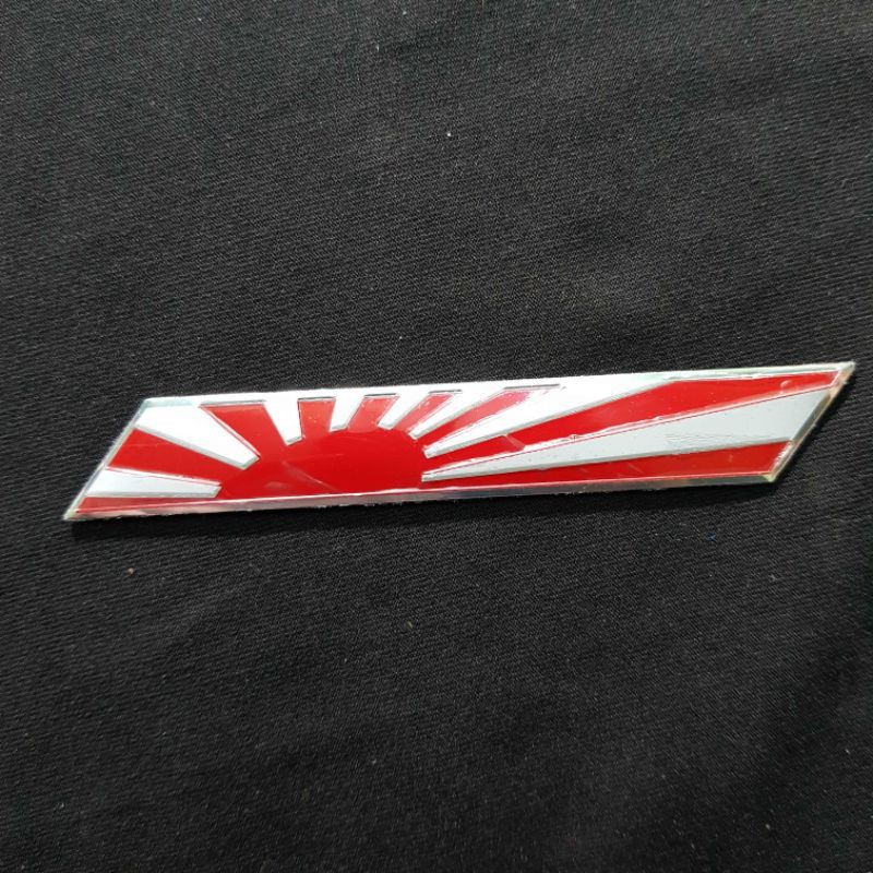 Tem nhôm dán xe hình lá cờ Japan(Nhật bản) chất lượng cao, siêu chất, bao đẹp