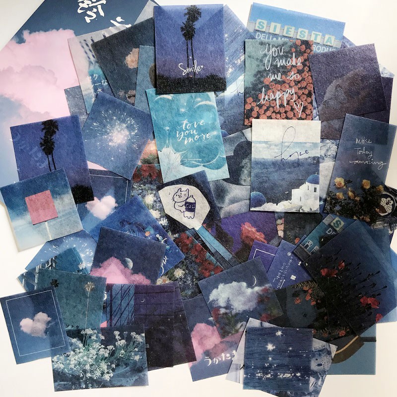 Gói 100 sticker giấy SG101 Gachini