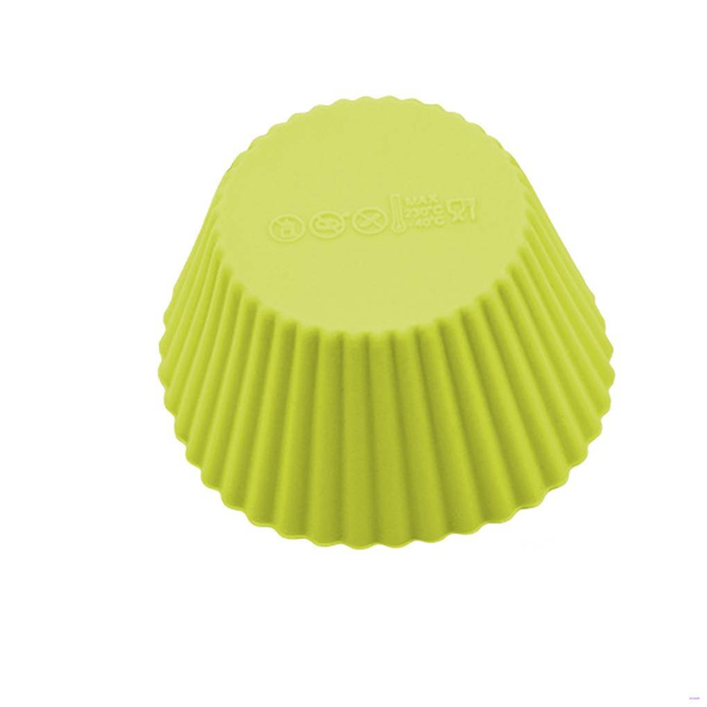 Bộ 12 Cốc Silicon Chuyên Dụng Để Làm Bánh Cupcake