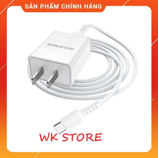 Bộ sạc nhanh Borofone 25w cho iphone, type c, samsung