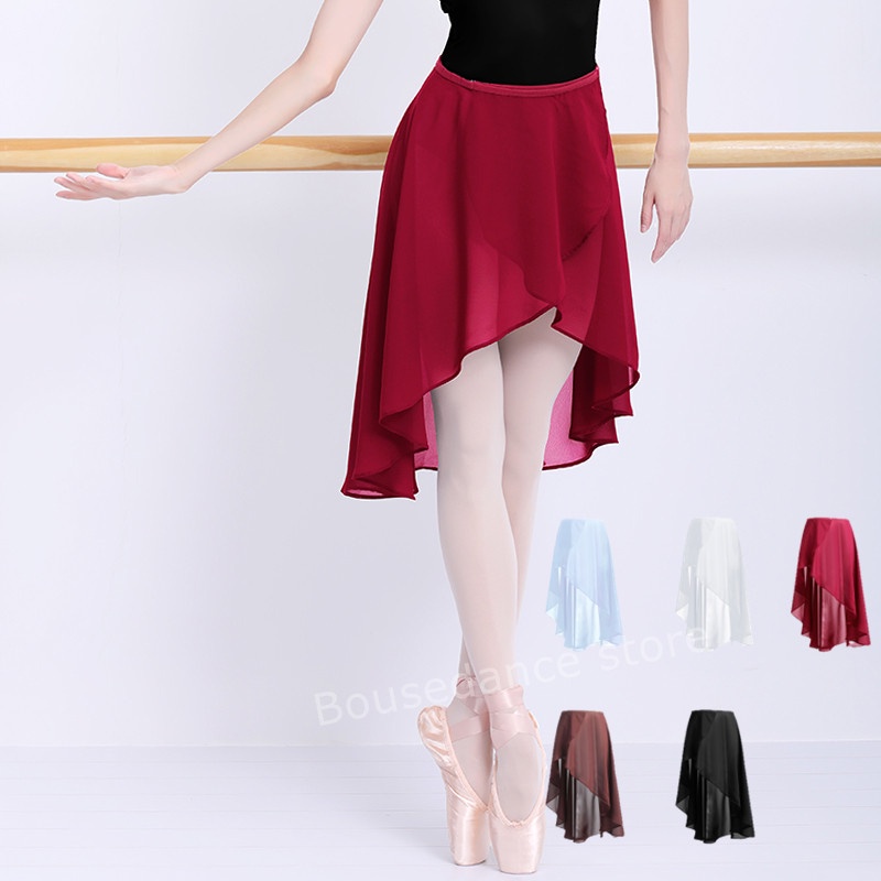 Chân Váy Múa Ba Lê Vải Voan Dáng Dài Cài Nút Điều Chỉnh Được Chuyên Dùng Cho Người Lớn
