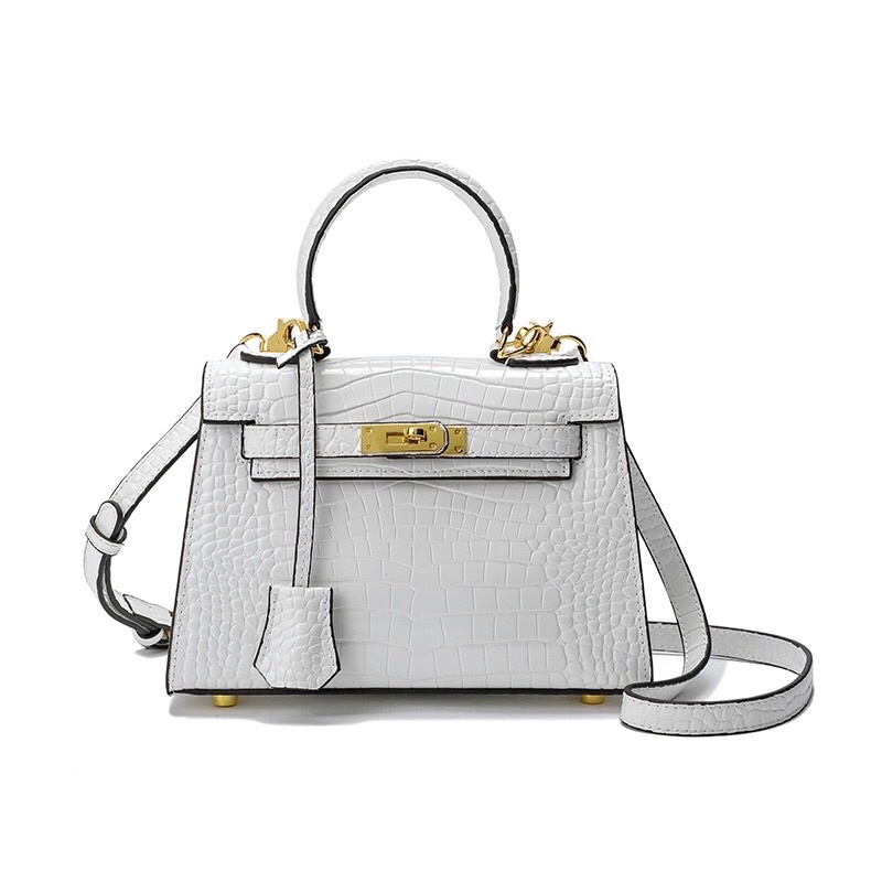 Túi xách HM Size 20 Da Rắn Hót Bền Vững