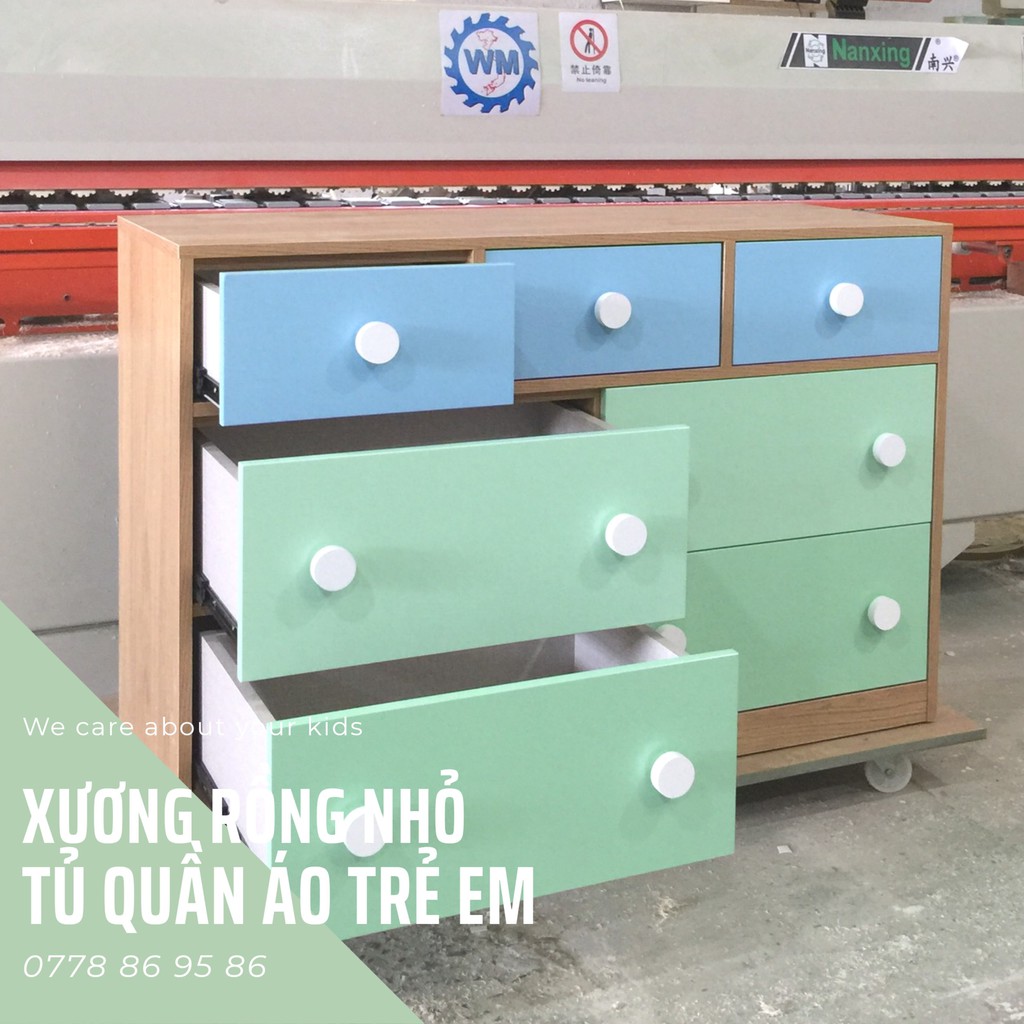 Tủ đựng quần áo bé sơ sinh_tủ quần áo trẻ em_Tủ gỗ trẻ em