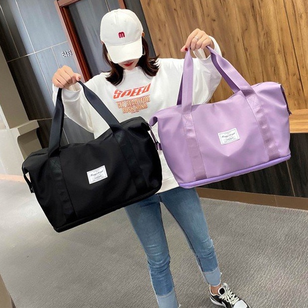 Túi Xách Du Lịch 2 Tầng Cỡ Lớn Hongfu Đựng Quần Áo Mỹ Phẩm Siêu Đẹp Siêu Bền Chống Thấm Nước