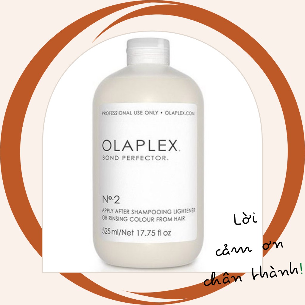 HẤP PHỤC HỒI TÓC HƯ TỔN OLAPLEX NO2 CHUYÊN NGHIỆP TẠI SALON 2000ML