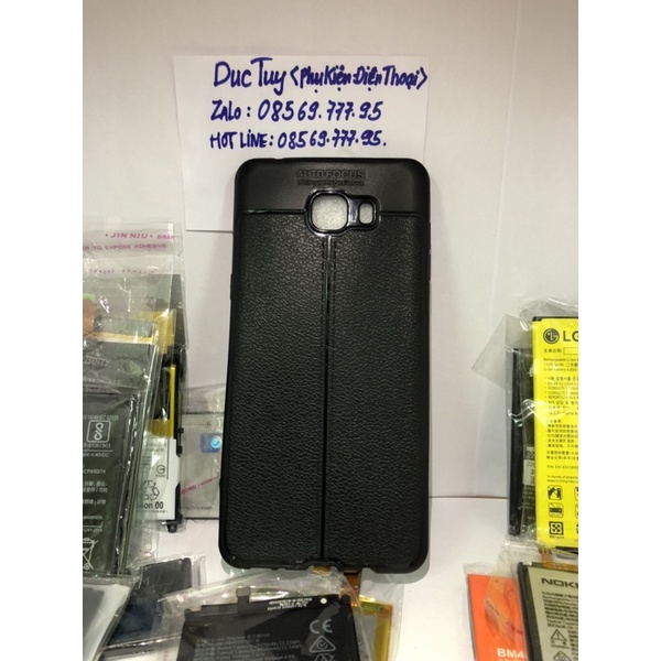 Ốp dẻo giả da Auto focus samsung galasy C9/C9 pro