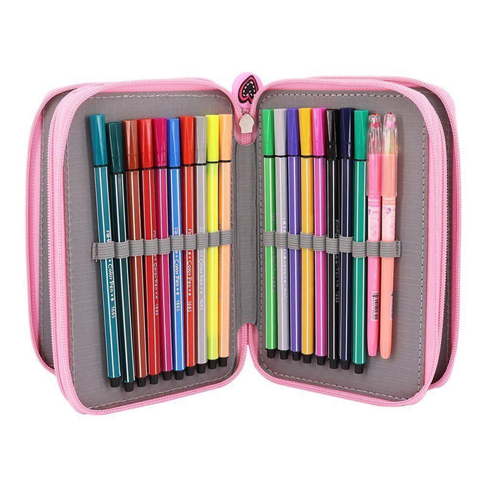 Túi Đựng Bút Bằng Vải Oxford Có Khóa Kéo Đa Năng Tiện Dụng