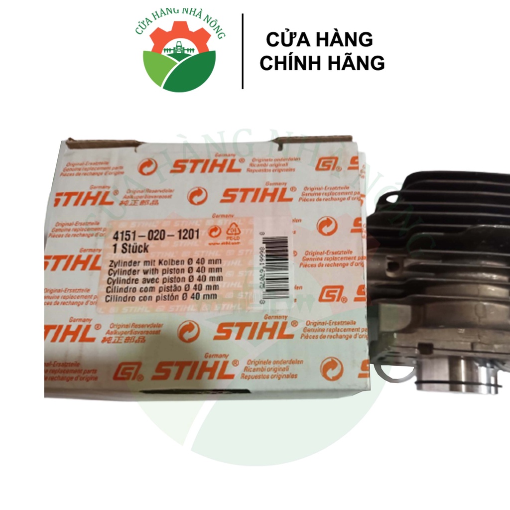 Nòng piston bạc zin máy cắt cỏ STIHL FS 230 - Phụ tùng STIHL chính hãng