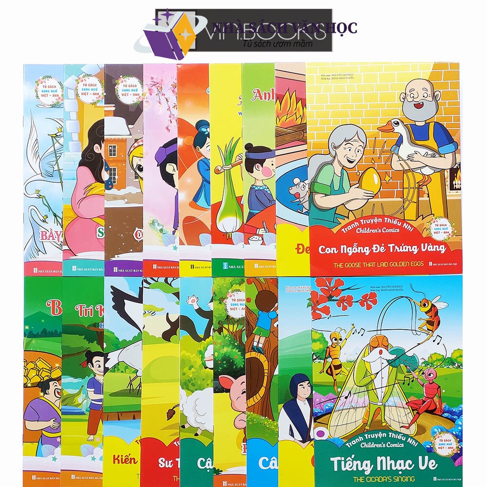 Sách Bộ 20 Truyện Cổ Tích Song Ngữ Anh Việt