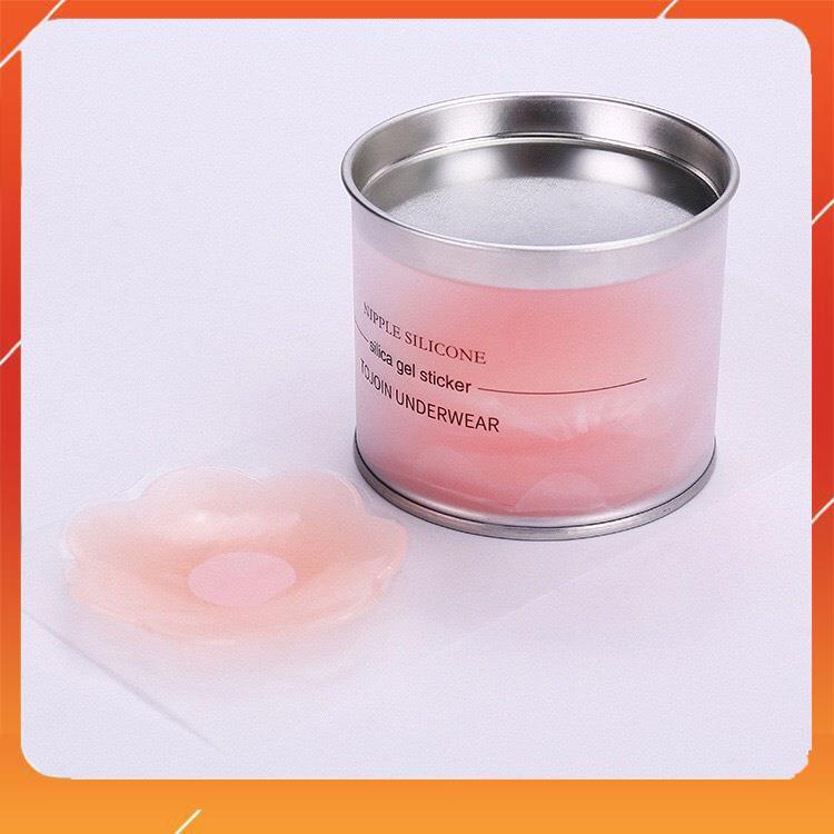 Set 2 miếng dán ngực silicon, dán đầu ti siêu dính, sử dụng được nhiều lần