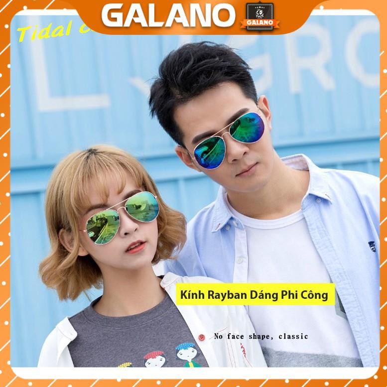 Kính Mát Nữ Nam GALANO Mắt Kính Râm Chống Tia UV Thời Trang Kiểu Dáng Phi Công FA-001005