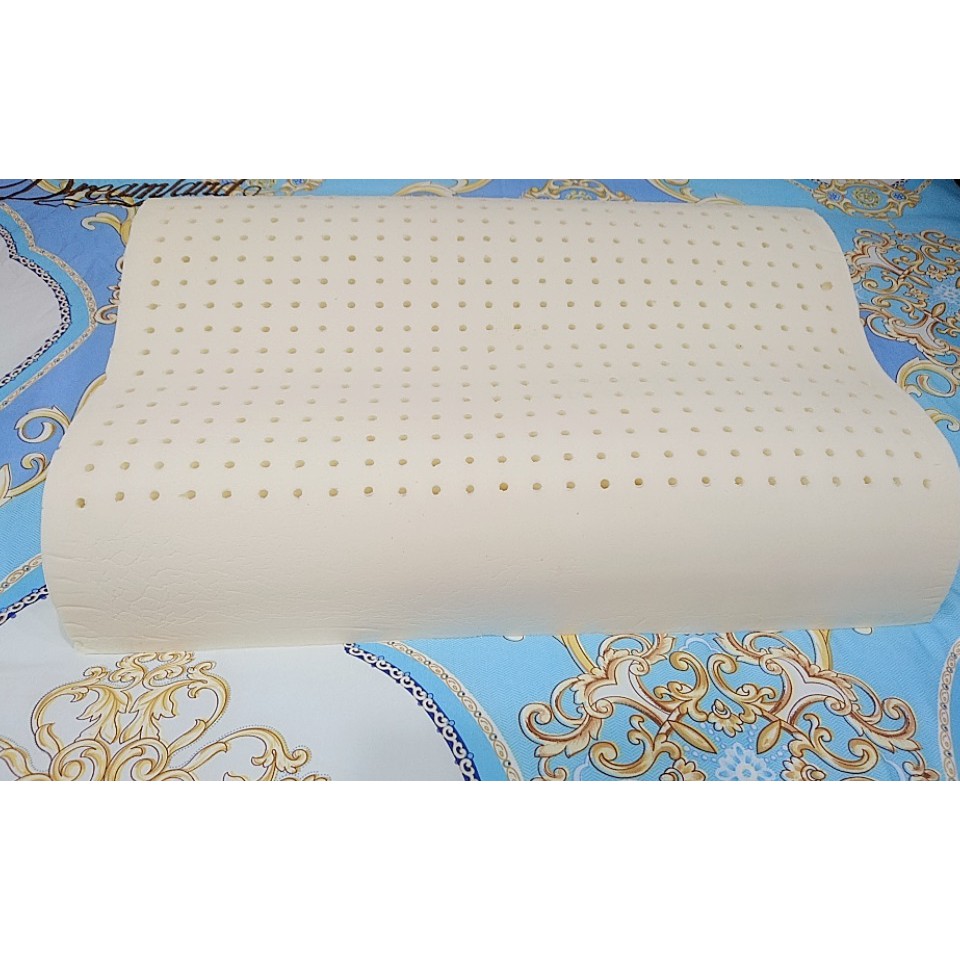 Gối cao su thiên nhiên chống đau cổ ,vai,gáy CONTOUR LIÊN Á 30x50x8cm