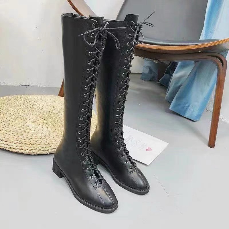 boot cao cổ đến đầu gối dành cho nữ sz 40