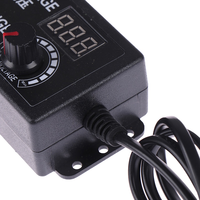 ECSG 3-12V 5A Voltage Variable Adjustable AC/DC Power Supply Adapter Display