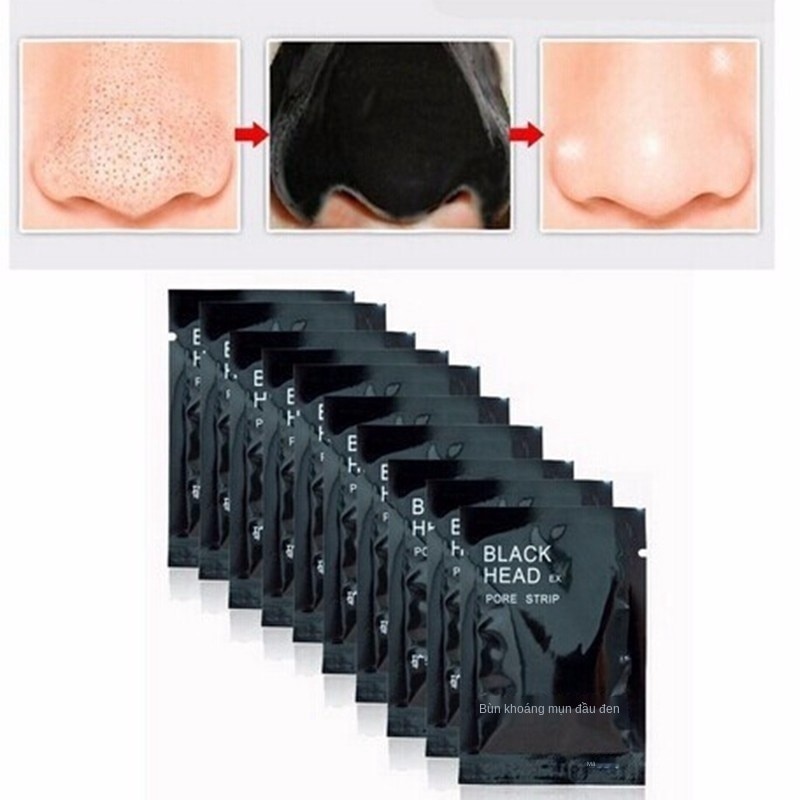 [Hàng mới về] Set 3 mặt nạ bùn khoáng làm sạch da lột mụn đầu đen vùng mũi