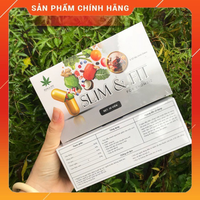[MUA1TẶNG10 DETOX-]GIẢM CÂN SLIM & FIT CHÍNH HÃNG