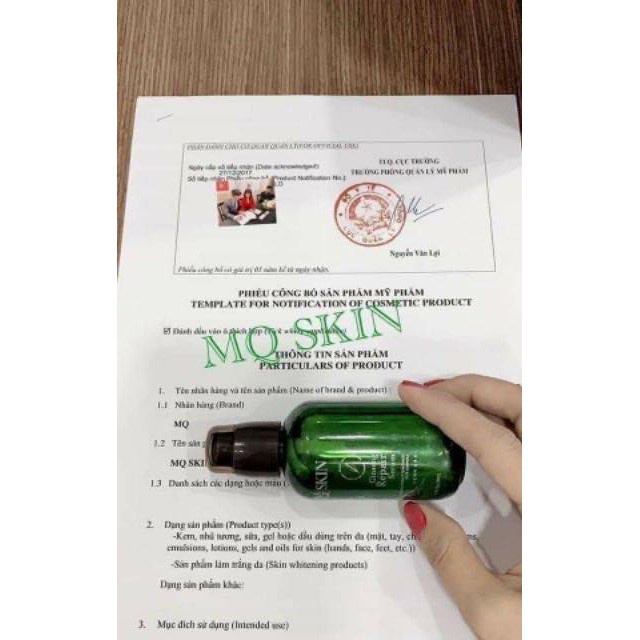 Serum Thay Da Nhân Sâm MQ Skin Chính Hãng - 100ml