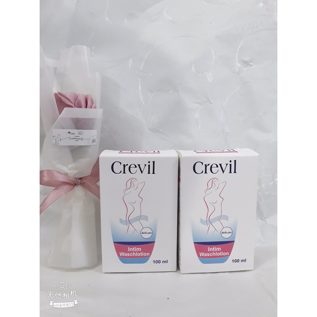 Dung dịch vệ sinh CREVIL (nhập khẩu Đức), giúp vệ sinh, giữ môi trường PH, lưu mùi hương nhẹ nhàng, dễ chịu