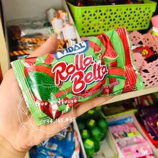 Kẹo Cuộn Vị Dưa Hấu Vidal Rolla Belta