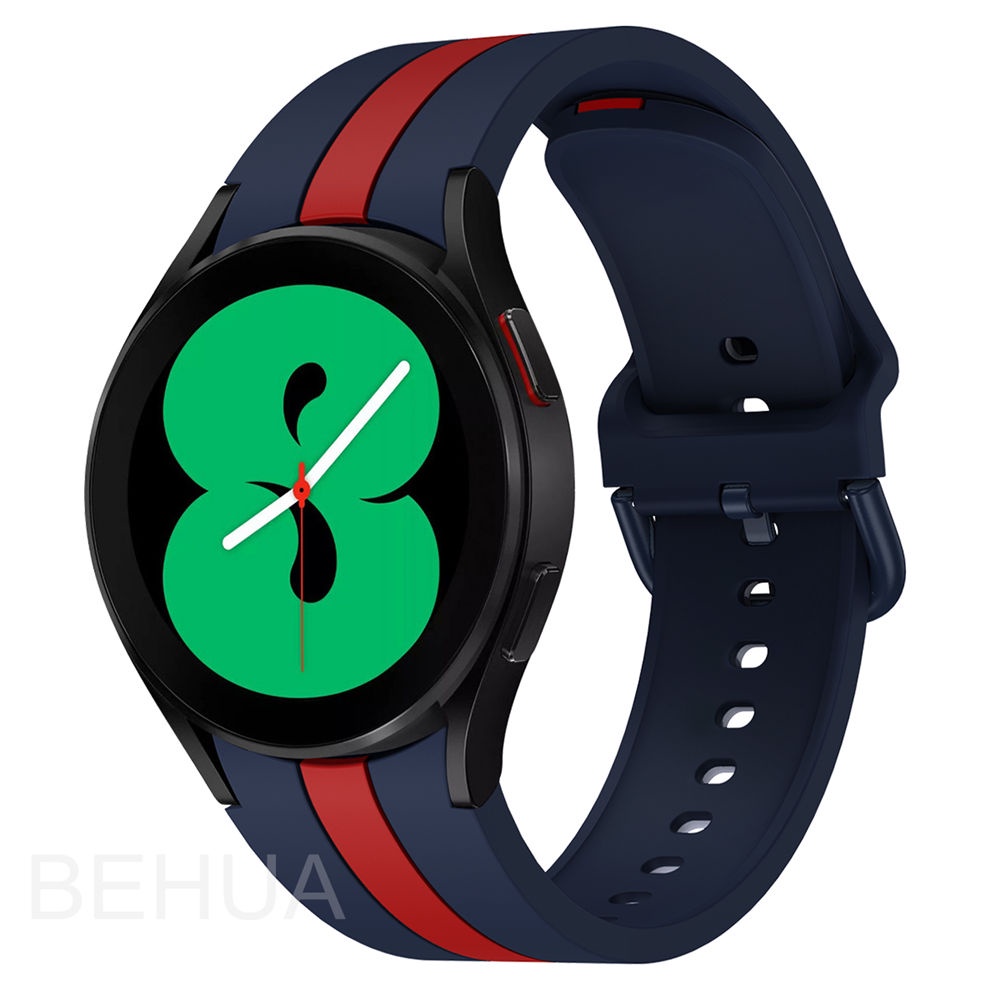 Dây Đeo Silicone Cho Đồng Hồ Thông Minh Samsung Galaxy Watch 4 40mm 44MM Classic 46mm 42mm 20mm 3 41mm